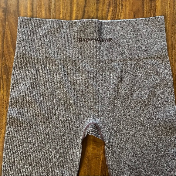 NWT Ryderwear Ribbed Seamless Leggings Chocolate Marl size XL - Picture 9 of 11